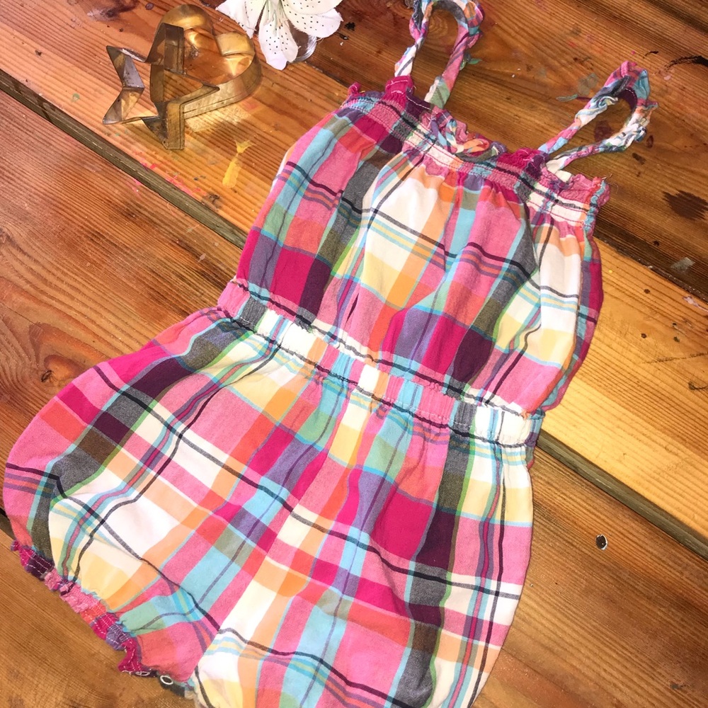 Plaid romper